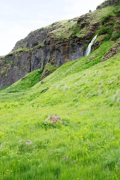 아이슬란드의 셀 잘 란스 포스 폭포 — 스톡 사진