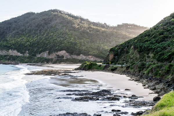 Живописный участок Большой океанской дороги
