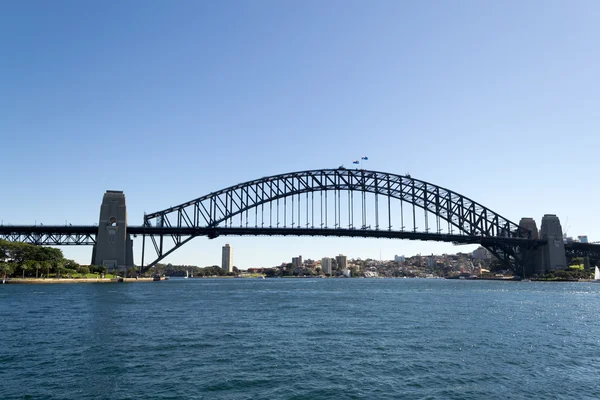 Ikoniska Sydney Harbour bridge — Stockfoto