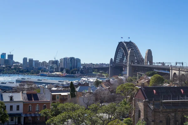 Puente del puerto de Sydney desde la colina del observatorio —  Fotos de Stock