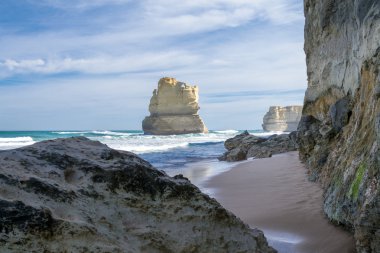 Great Ocean Road (Avustralya Gibsonlardan merdivenlerden Beach)
