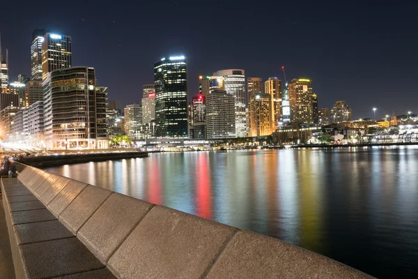 CBD à noite — Fotografia de Stock