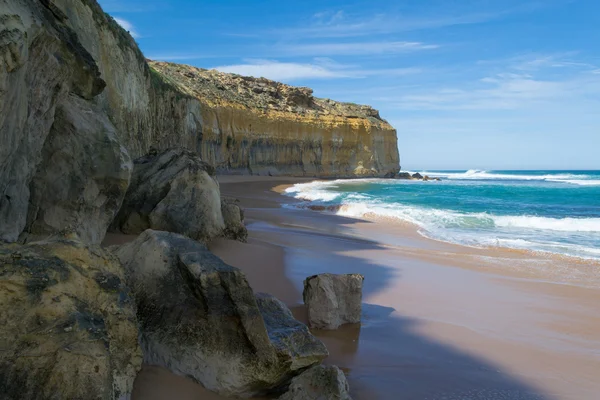 Stranden ner Gibsons steg i Great Ocean Road (Australien) — Stockfoto