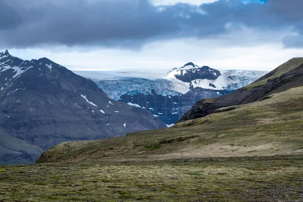 斯卡夫塔山冰川 glacie 最 impresive 的冰岛之一 — 图库照片