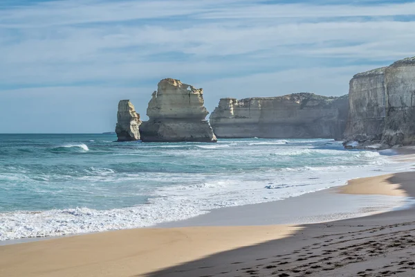 Spiaggia lungo Gibsons passi nella Great Ocean Road (Australia ) — Foto Stock