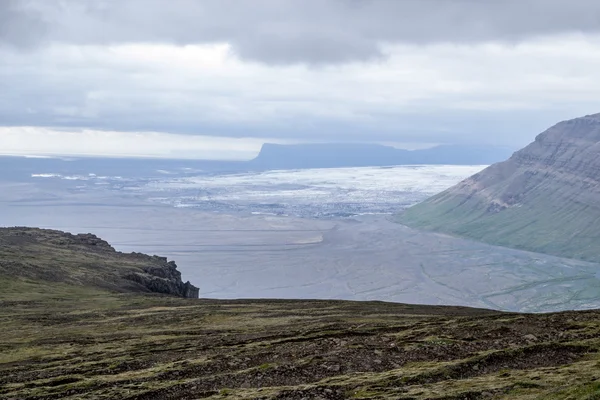 Skaftafellsjokull glacie uno dei più imprevedibili d'Islanda — Foto Stock