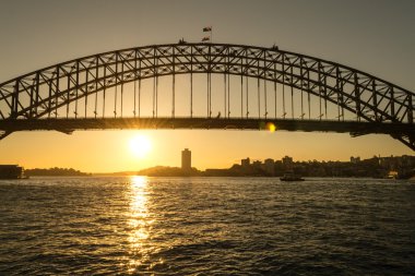 İkonik Sydney Harbour bridge