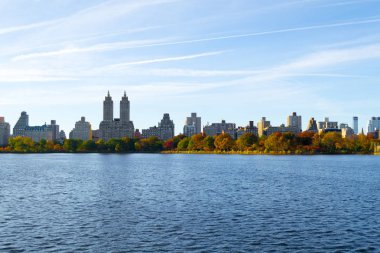İkonik sayısı Central Park Reservoi tarafından Upper West Side