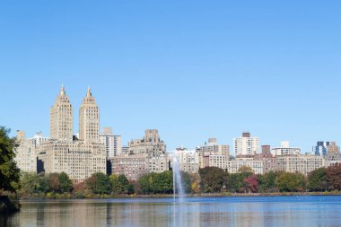 İkonik sayısı Central Park Reservoi tarafından Upper West Side