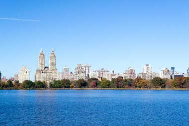 İkonik sayısı Central Park Reservoi tarafından Upper West Side