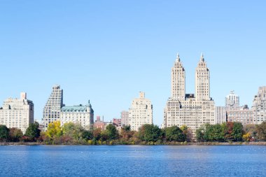 İkonik sayısı Central Park Reservoi tarafından Upper West Side