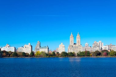 İkonik sayısı Central Park Reservoi tarafından Upper West Side