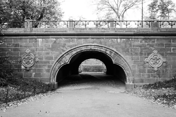 Αψίδα του τριφυλλιού στο Central park στην περιοχή East Drive — Φωτογραφία Αρχείου