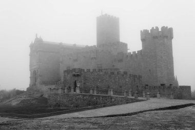 Kale Xavier sisli bir günde (İspanya)