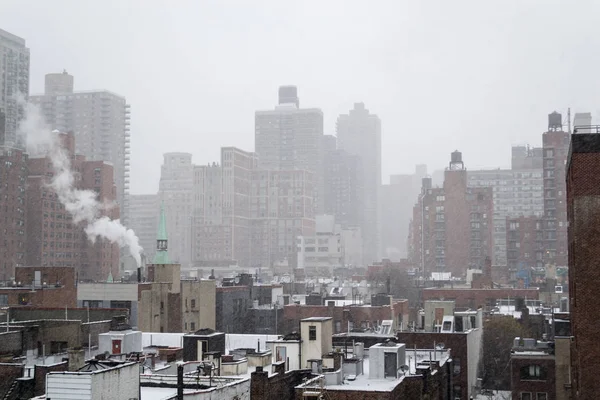 Havas reggel a tetőtéri NYC — Stock Fotó