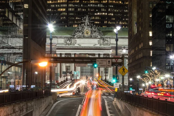 Grand Central Terminal gevel van Park Avenue — Stockfoto