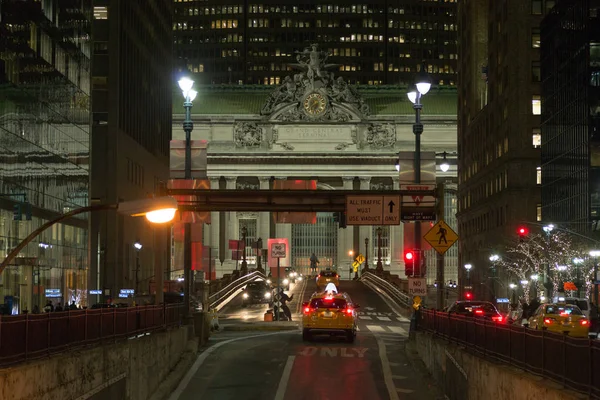 Grand Central Terminali cephe Park Avenue — Stok fotoğraf