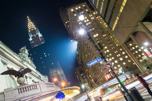 Grand Central Terminal fachada de Park Avenue — Fotografia de Stock