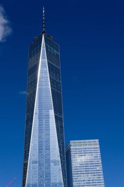 Bir Dünya Ticaret Merkezi NYC finansal bölge