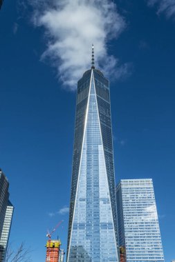 Bir Dünya Ticaret Merkezi NYC finansal bölge