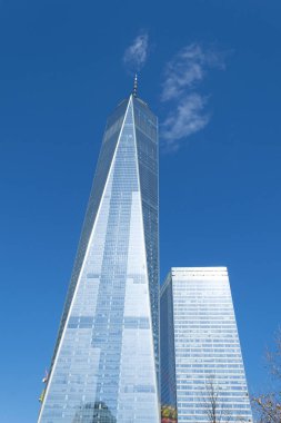 Bir Dünya Ticaret Merkezi NYC finansal bölge