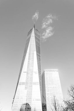 Bir Dünya Ticaret Merkezi NYC finansal bölge