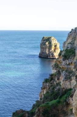 Uçurum ve kaya oluşumları, Ponta da Piedade (Lagos, Portekiz)