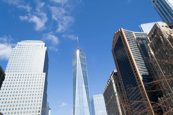 Bir Dünya Ticaret Merkezi NYC finansal bölge