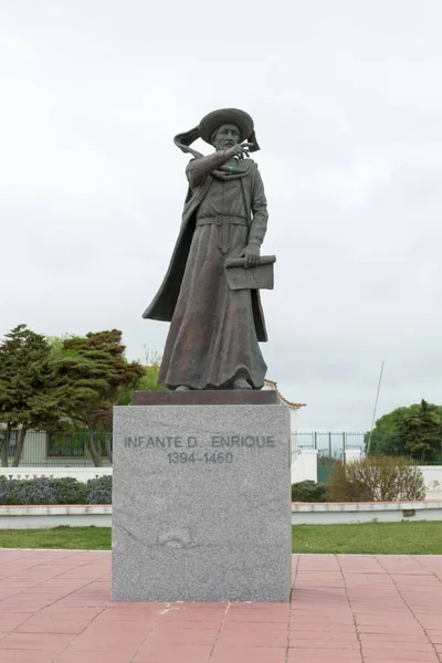 Statue von Prinz Henry der Seefahrer in Weisen (portugal)) — Stockfoto