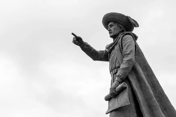 Statua del Principe Enrico il Navigatore a Sagres (Portogallo) ) — Foto Stock
