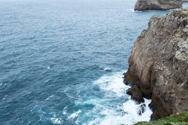 Cliffs by Saint Vincent Cape (Portugal) — Stock Photo, Image