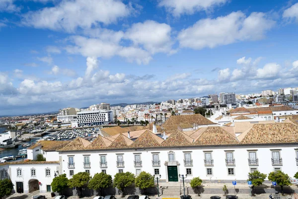 Stadt Faro von der Spitze des Doms — Stockfoto