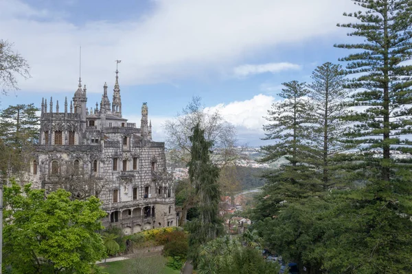 Palacio en Quinta da Regaleira en Sintra — Foto de Stock