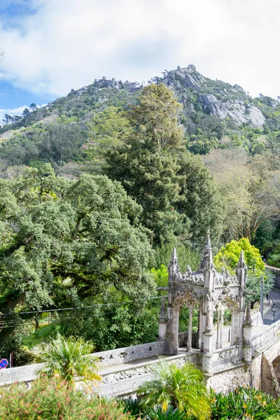 Palacio en Quinta da Regaleira en Sintra — Foto de Stock
