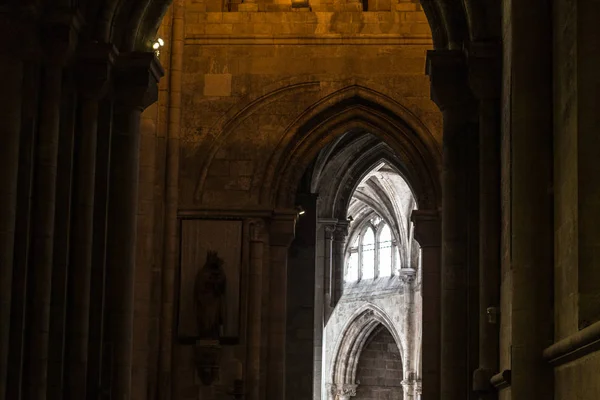 Inside the Jeronimos monastery (Lisbon, Portugal) — Stock Photo, Image