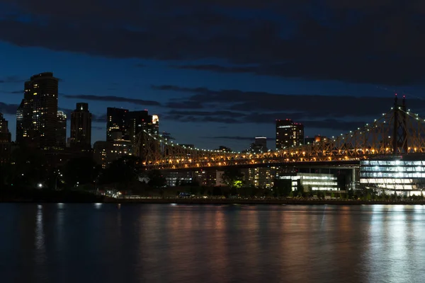 Queensboro bridge from Long Island City — Stock Photo, Image