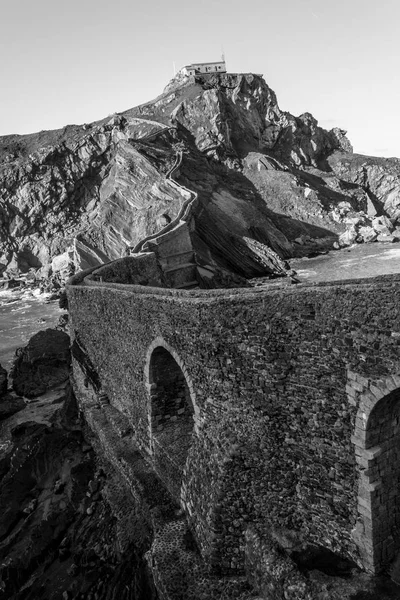 Escalade à San Juan de Gaztelugatxe — Photo