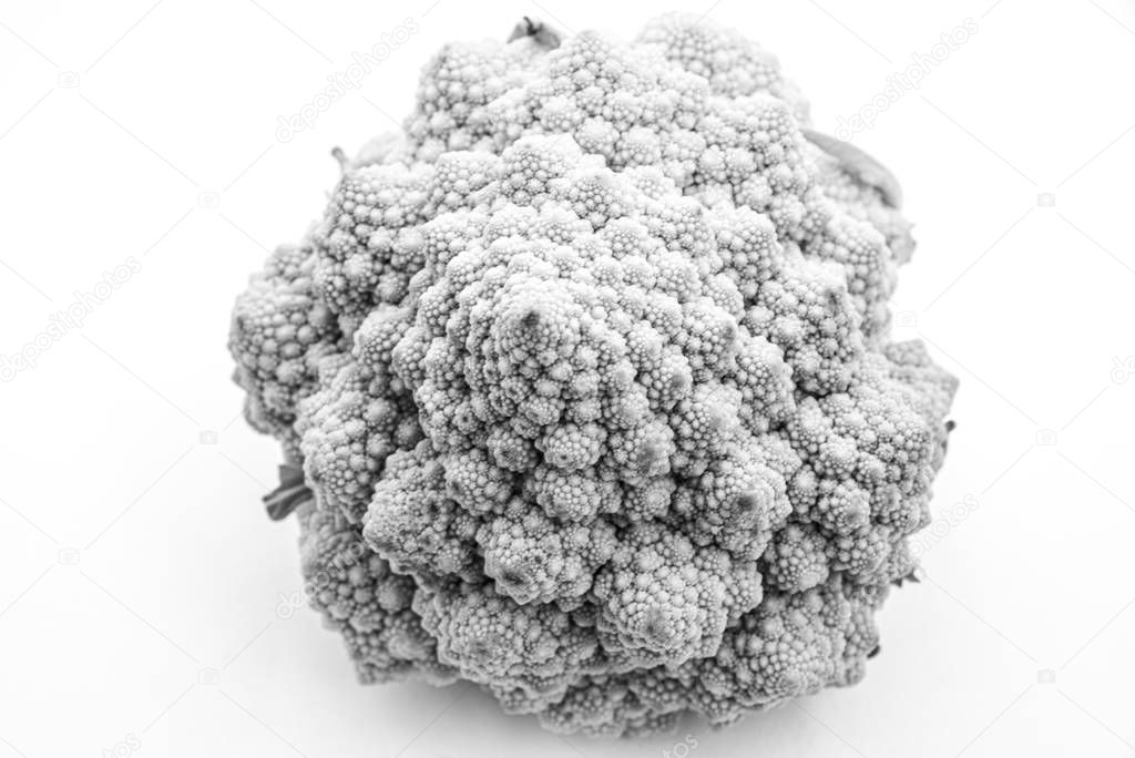 Detail of a Romanesco broccoli 