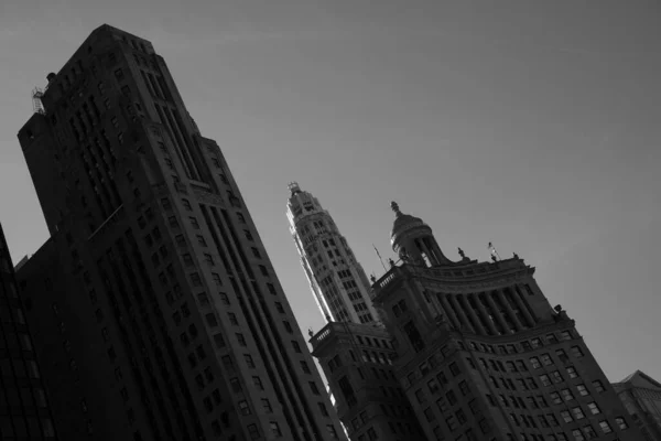Chicago Conosciuta Suoi Grattacieli Alcuni Dei Quali Possono Essere Visti — Foto Stock