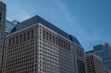 Chicago, IL, ABD - 9 Kasım 2019 - Chicago gökdelenleri ile ünlüdür.