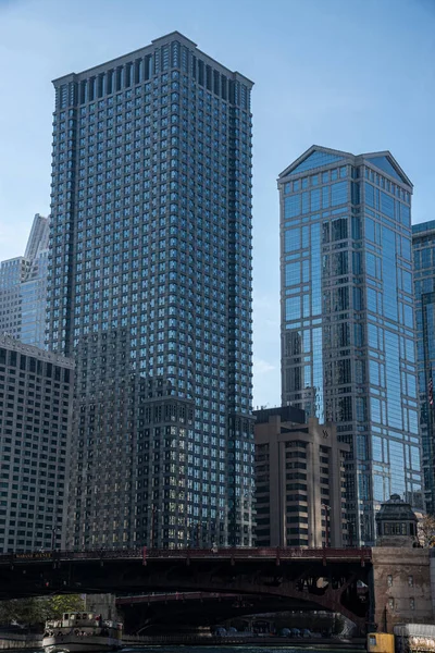 Chicago Usa November 2019 Chicago Känt För Sina Skyskrapor Varav — Stockfoto
