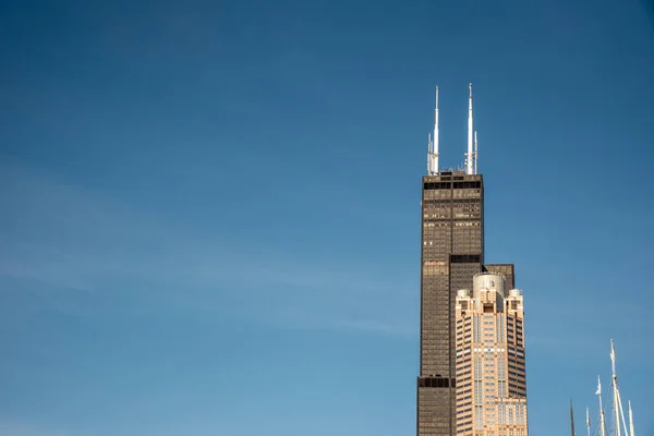 Chicago Usa Listopadu 2019 Willis Tower Nejznámější Mrakodrap Chicagu Usa — Stock fotografie