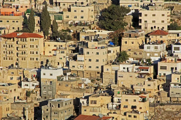 Casas en una ladera en Jerusalén, Israel — Foto de Stock