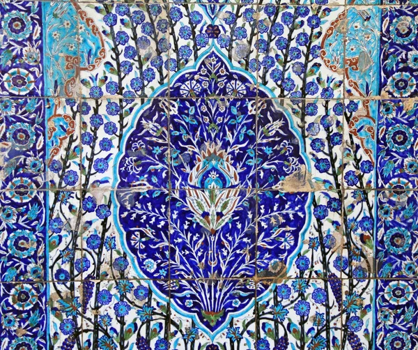 Blue Floral Tile Floor Found in Israel