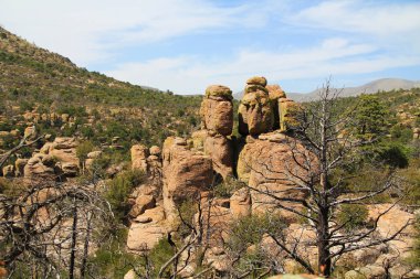 Uğursuzluk oluşumları Chiricahua Ulusal Anıtı, Arizona 
