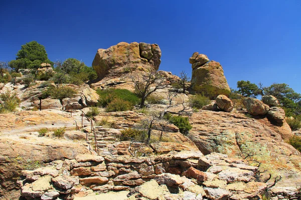 Hoodoo formaties in Chiricahua Nationaal Monument, Arizona — Stockfoto