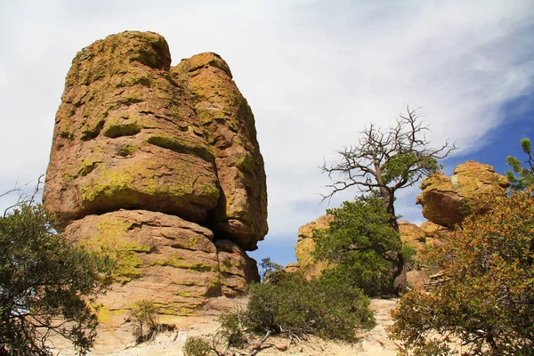 Hoodoo formációk csirikava National Monument, Arizona — Stock Fotó