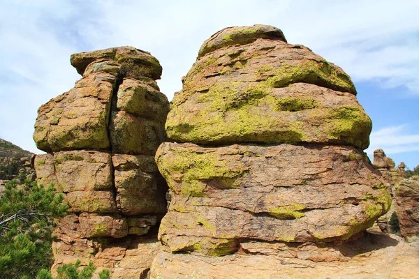 Hoodoo formaties in Chiricahua Nationaal Monument, Arizona — Stockfoto