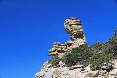 Hoodoo Rock Formation at Windy Point on Mt. Lemmon clipart
