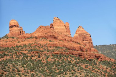 Sedona Arizona kırmızı kaya oluşumu